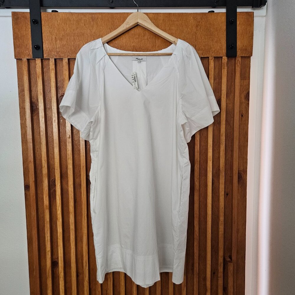 V Neck Shirt Dress